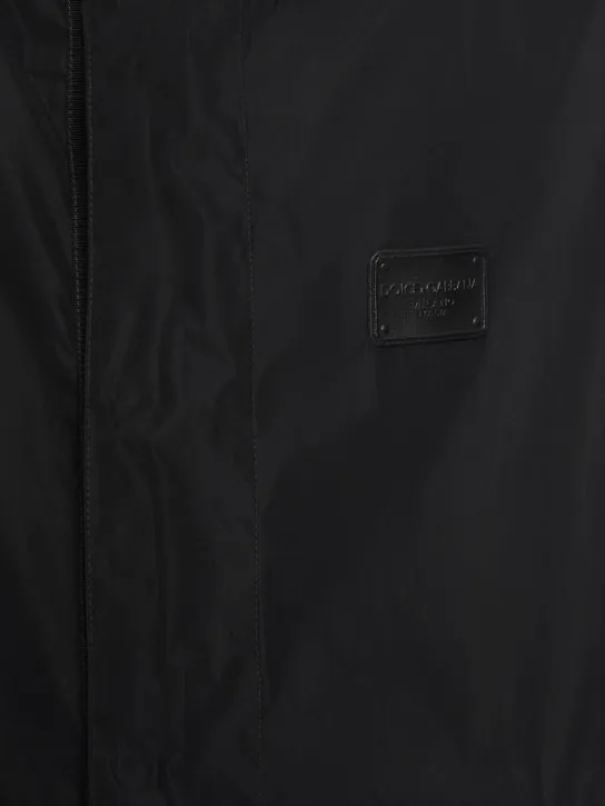 Dolce&amp;Gabbana   Logo plaque hooded parka 