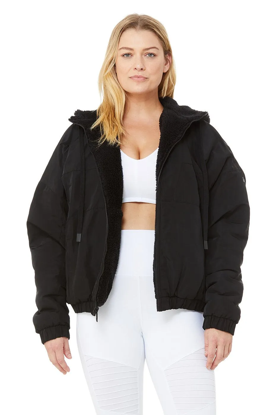 Duality Reversible Sherpa Jacket - Black