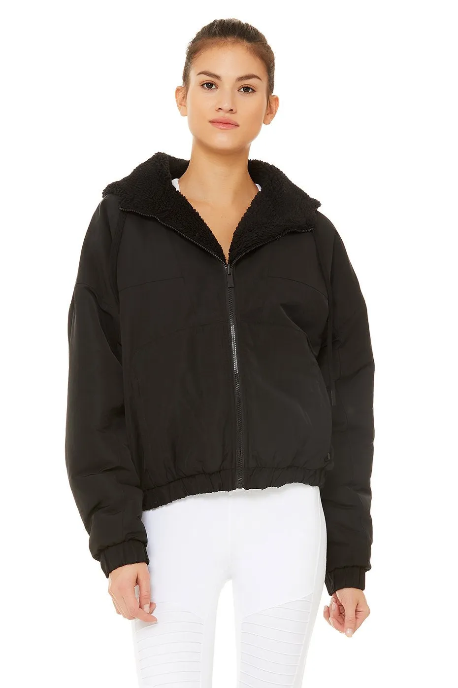 Duality Reversible Sherpa Jacket - Black