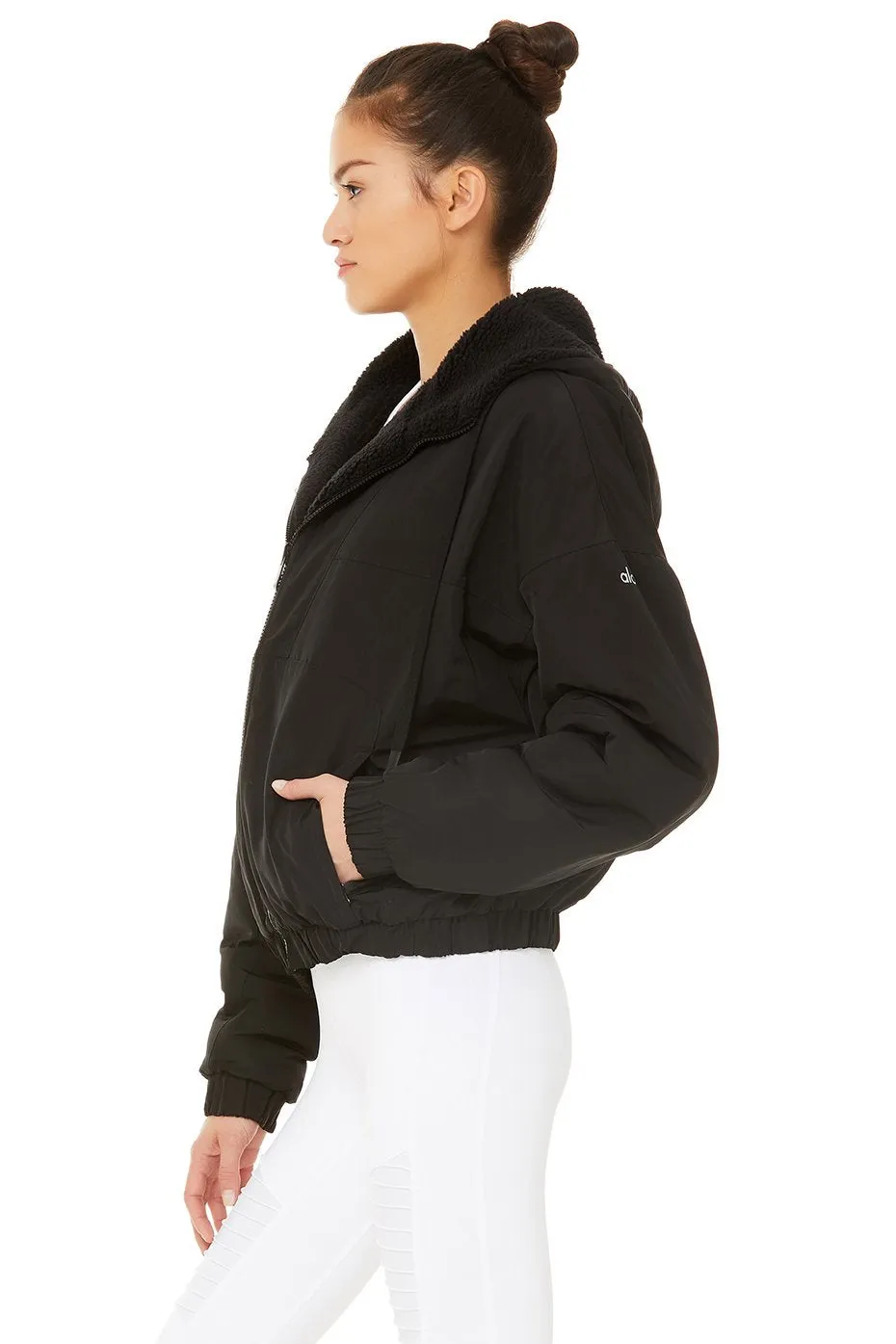 Duality Reversible Sherpa Jacket - Black