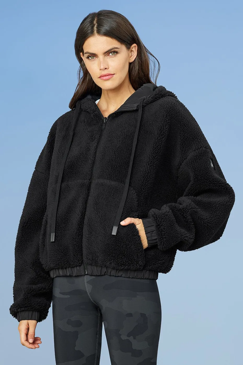 Duality Reversible Sherpa Jacket - Black