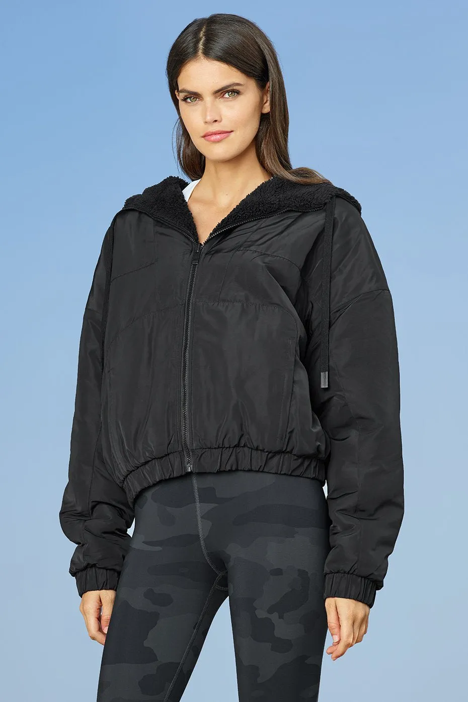 Duality Reversible Sherpa Jacket - Black