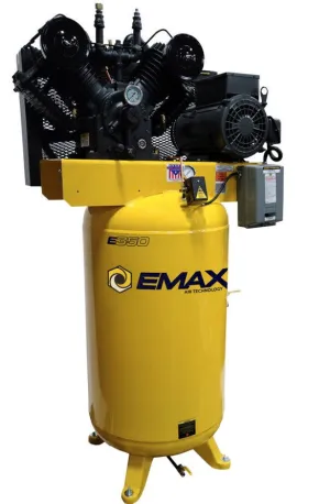 Emax EI07V080V1  7.5hp 2 Stage, Single Phase 80 Gallon Vertical Air Compressor