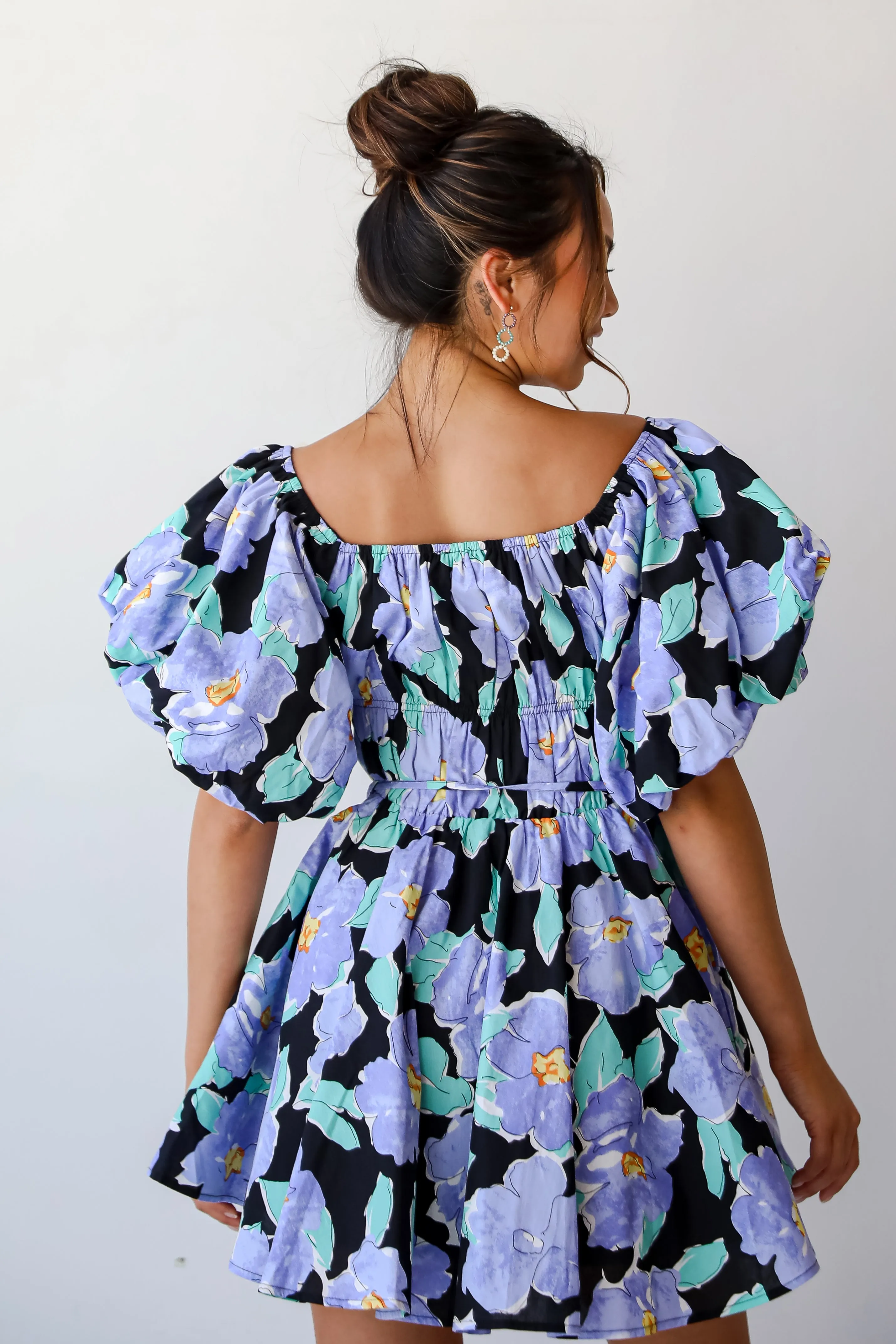 FINAL SALE - More Than Darling Floral Puff Sleeve Mini Dress