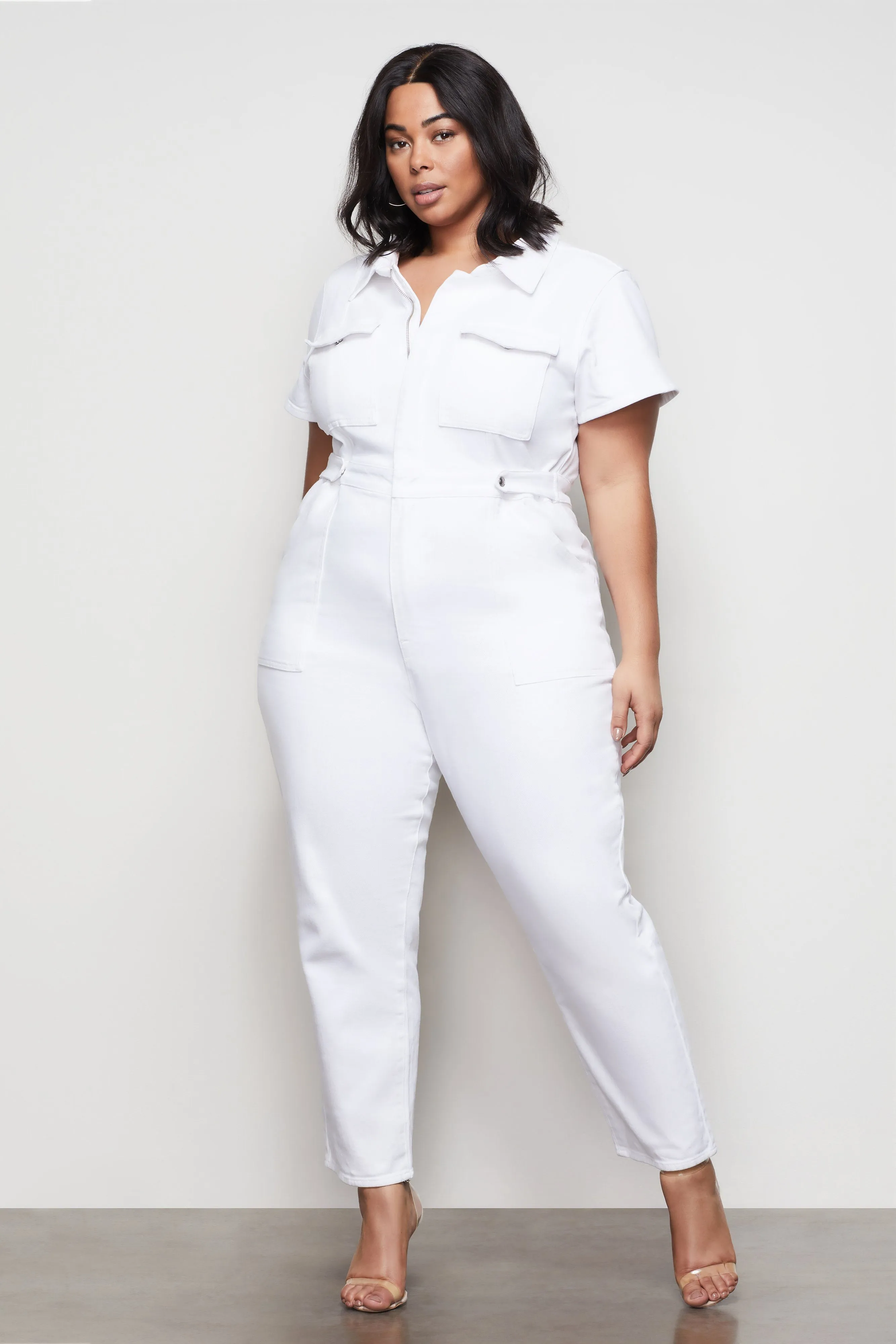 FIT FOR SUCCESS JUMPSUIT | WHITE001