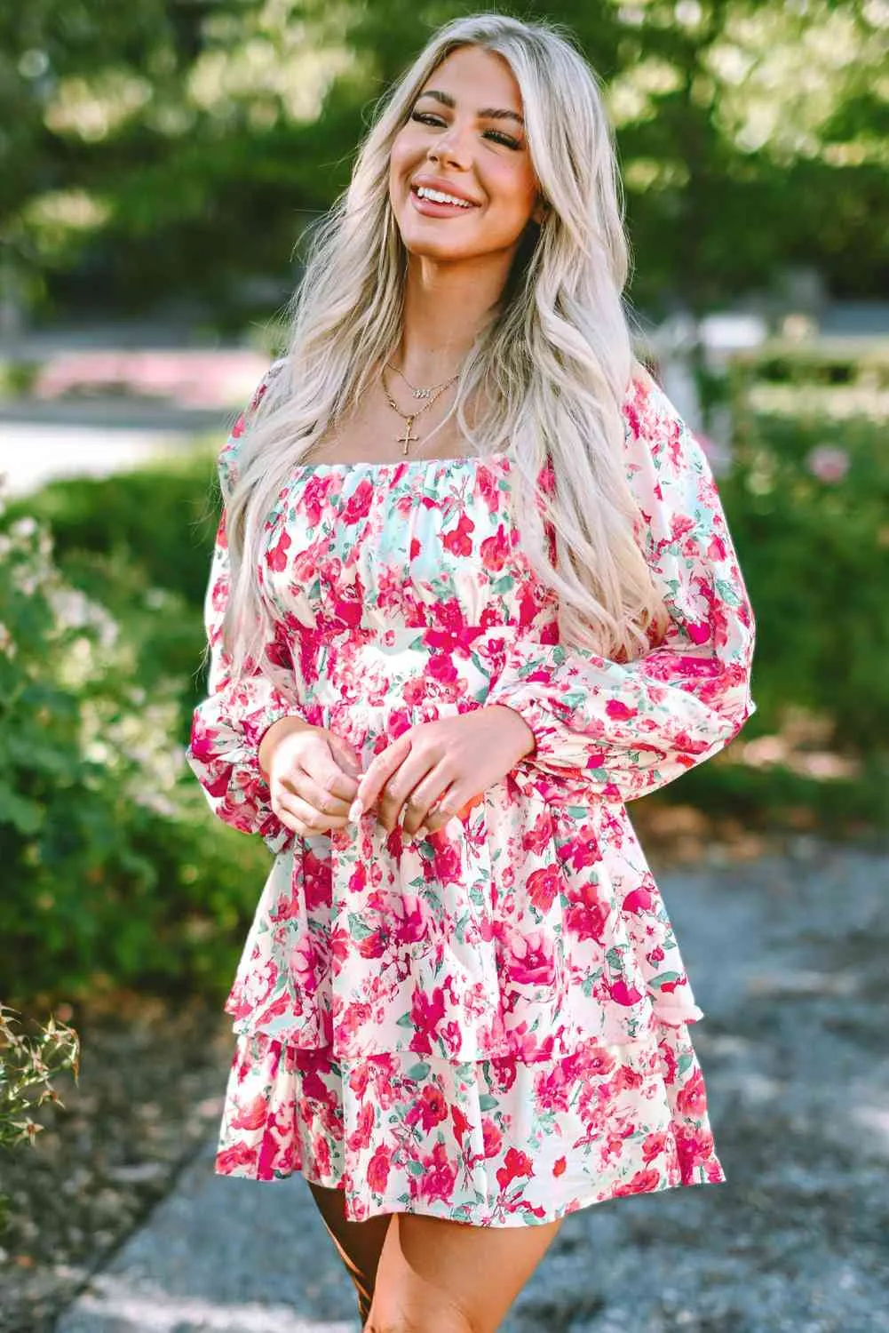 Floral Short Summer Dress