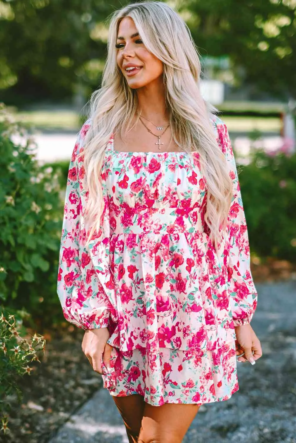 Floral Short Summer Dress