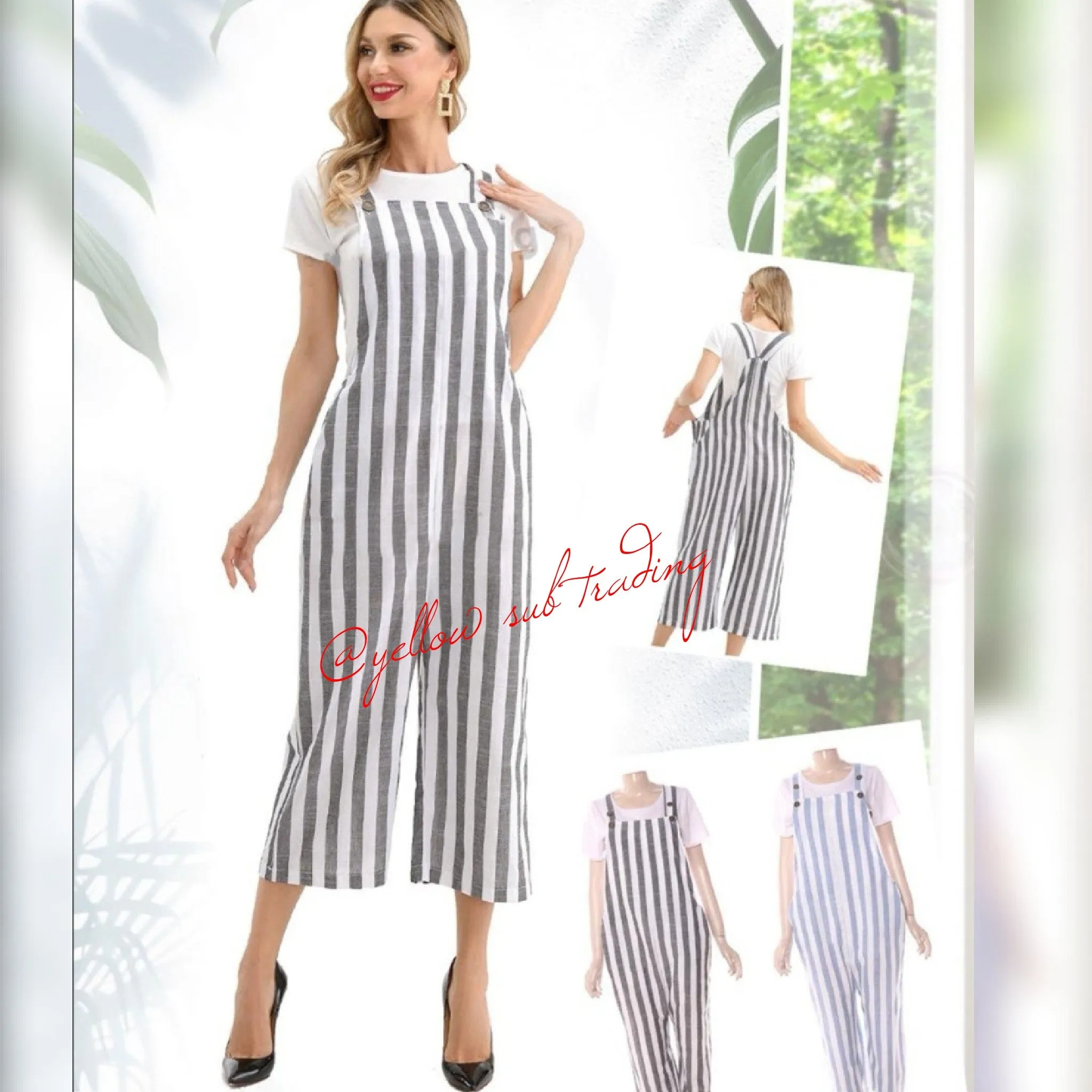 Free Mee Striped Jumpsuit