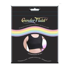 Gender Fluid Chest Binder Black - Large