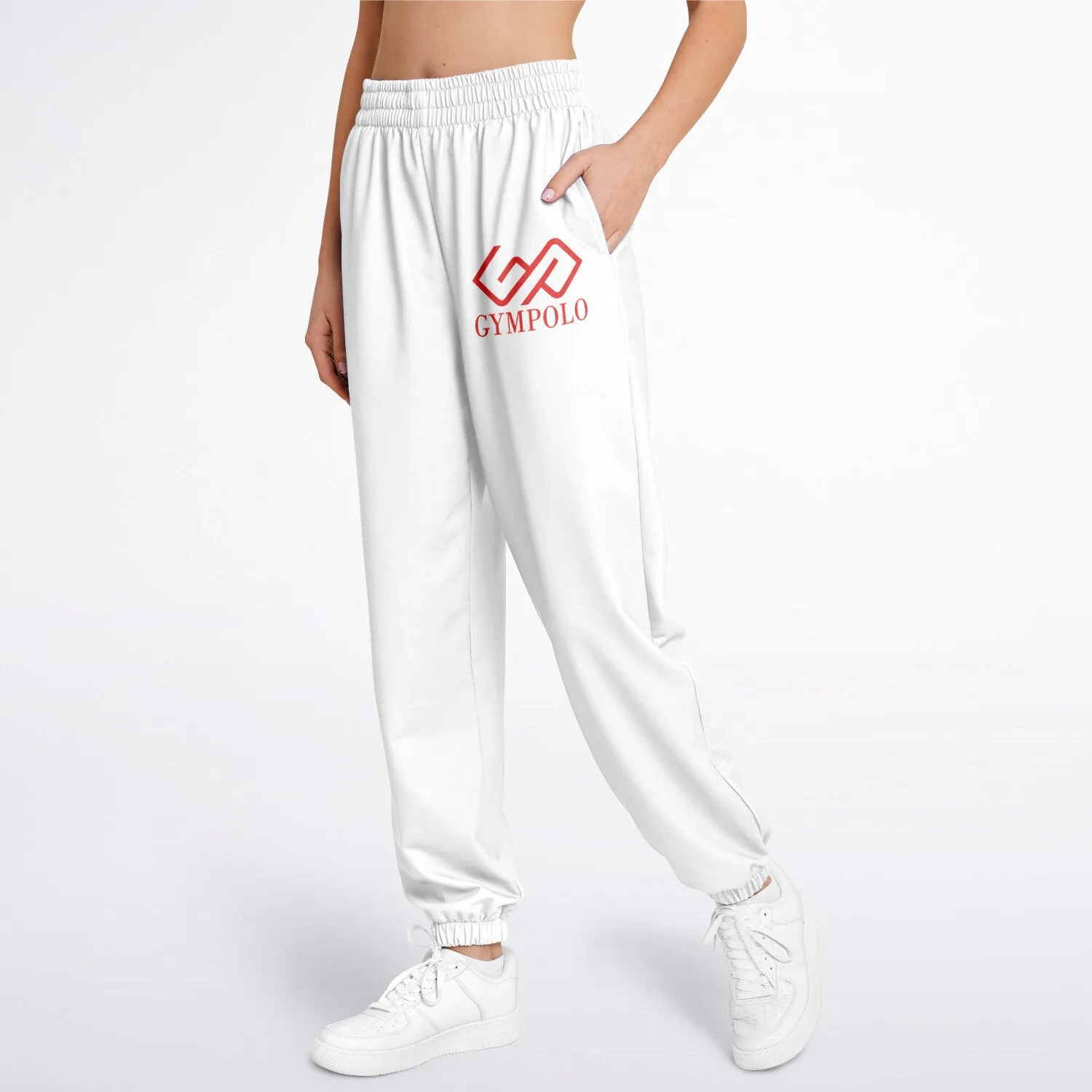 GYMPOLO Athletic Dance Sweatpants Red