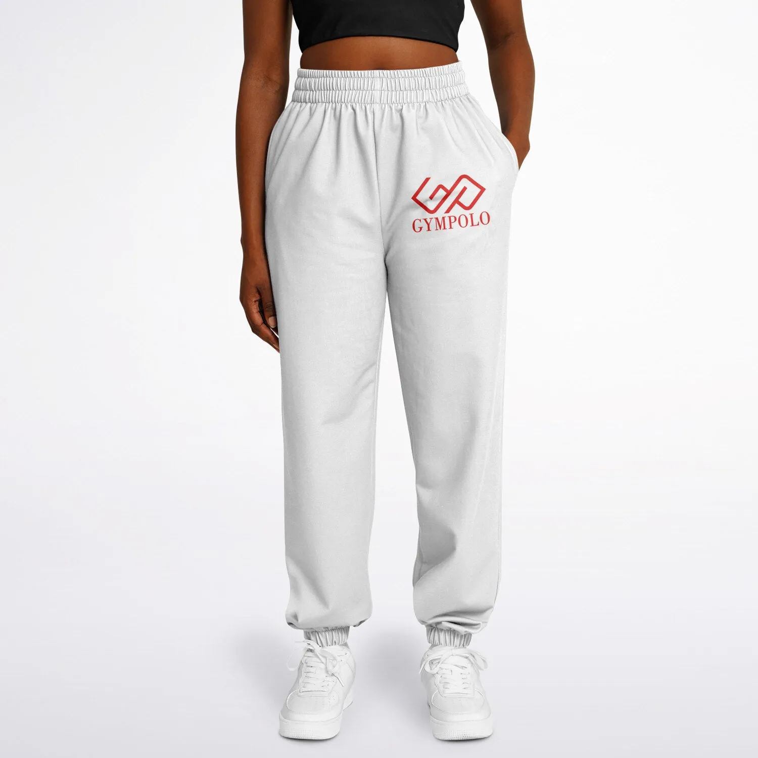 GYMPOLO Athletic Dance Sweatpants Red