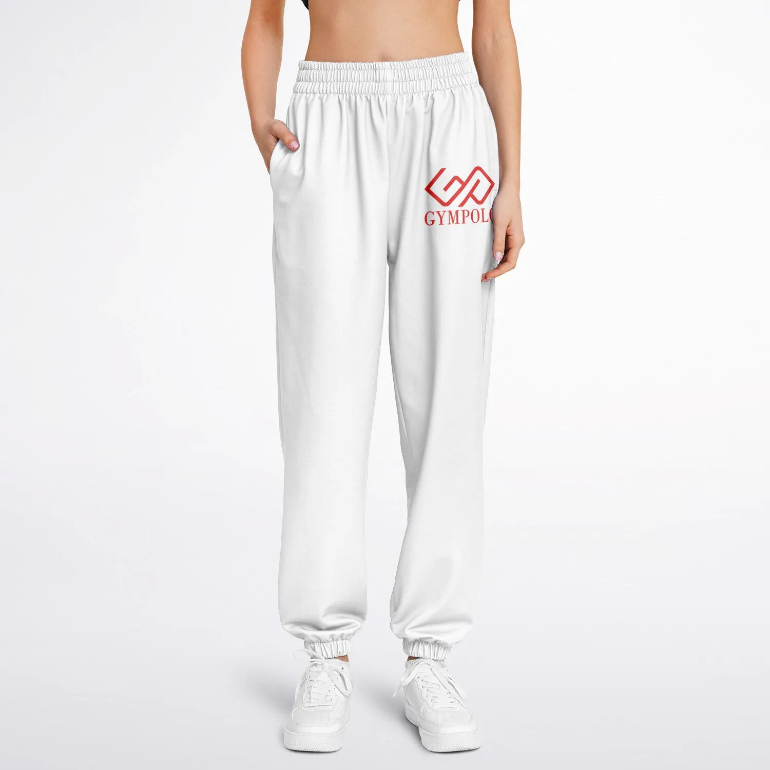 GYMPOLO Athletic Dance Sweatpants Red