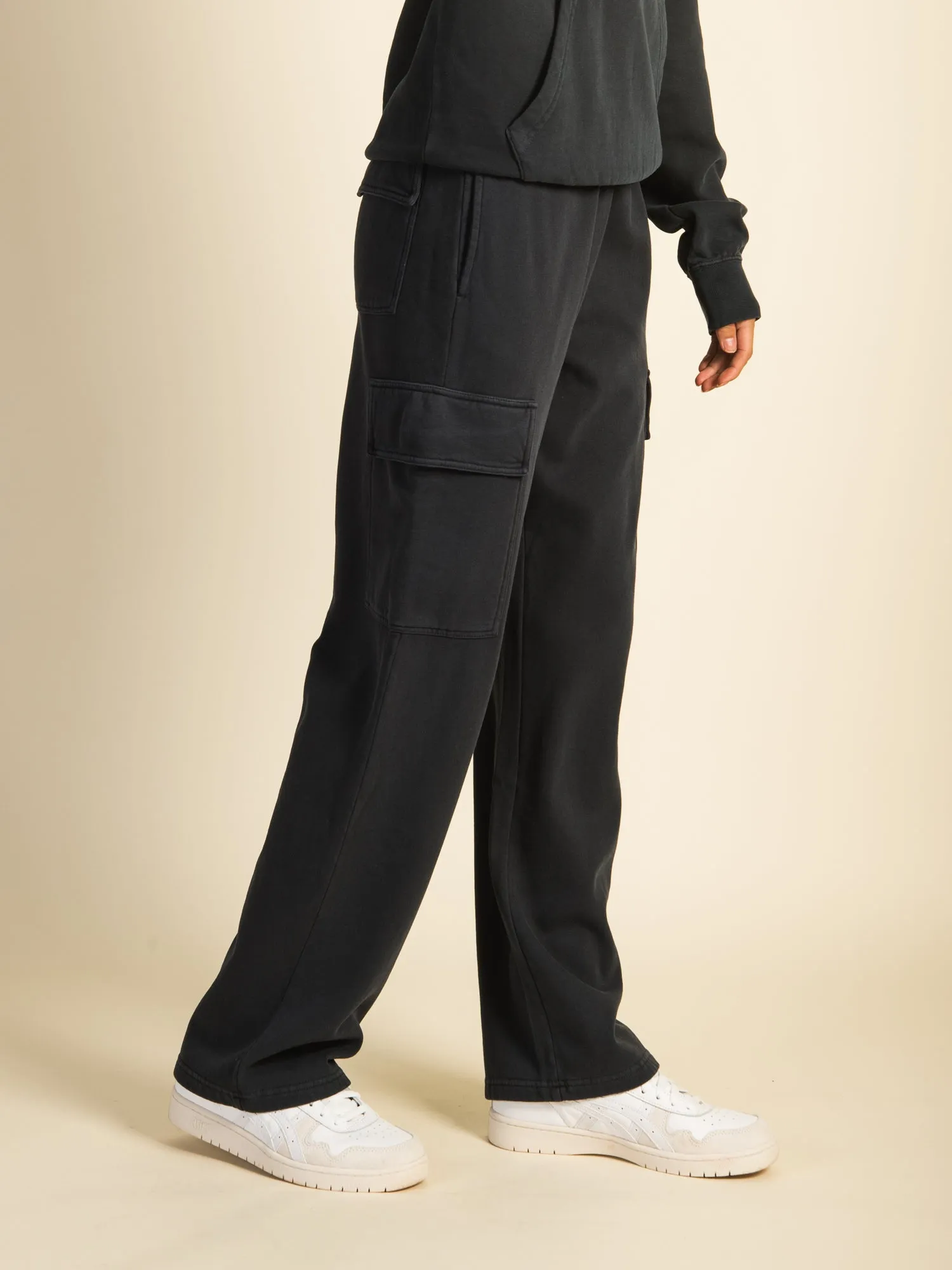 HARLOW ANDI CARGO SWEATPANTS - NAVY