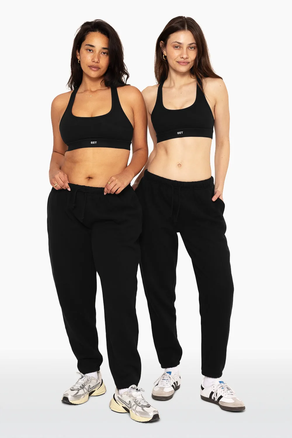 HEAVYWEIGHT SWEATS DRAWSTRING SWEATPANTS - ONYX