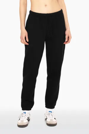 HEAVYWEIGHT SWEATS DRAWSTRING SWEATPANTS - ONYX