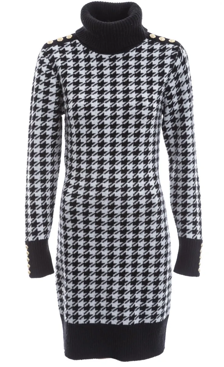 Holland Cooper Heritage Jumper Dress in Houndstooth