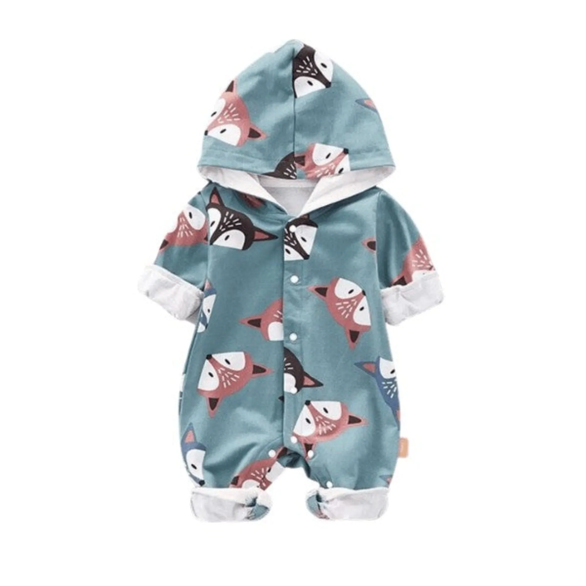 Hooded Squirrel Long-sleeve Jumpsuit Boy/Girl