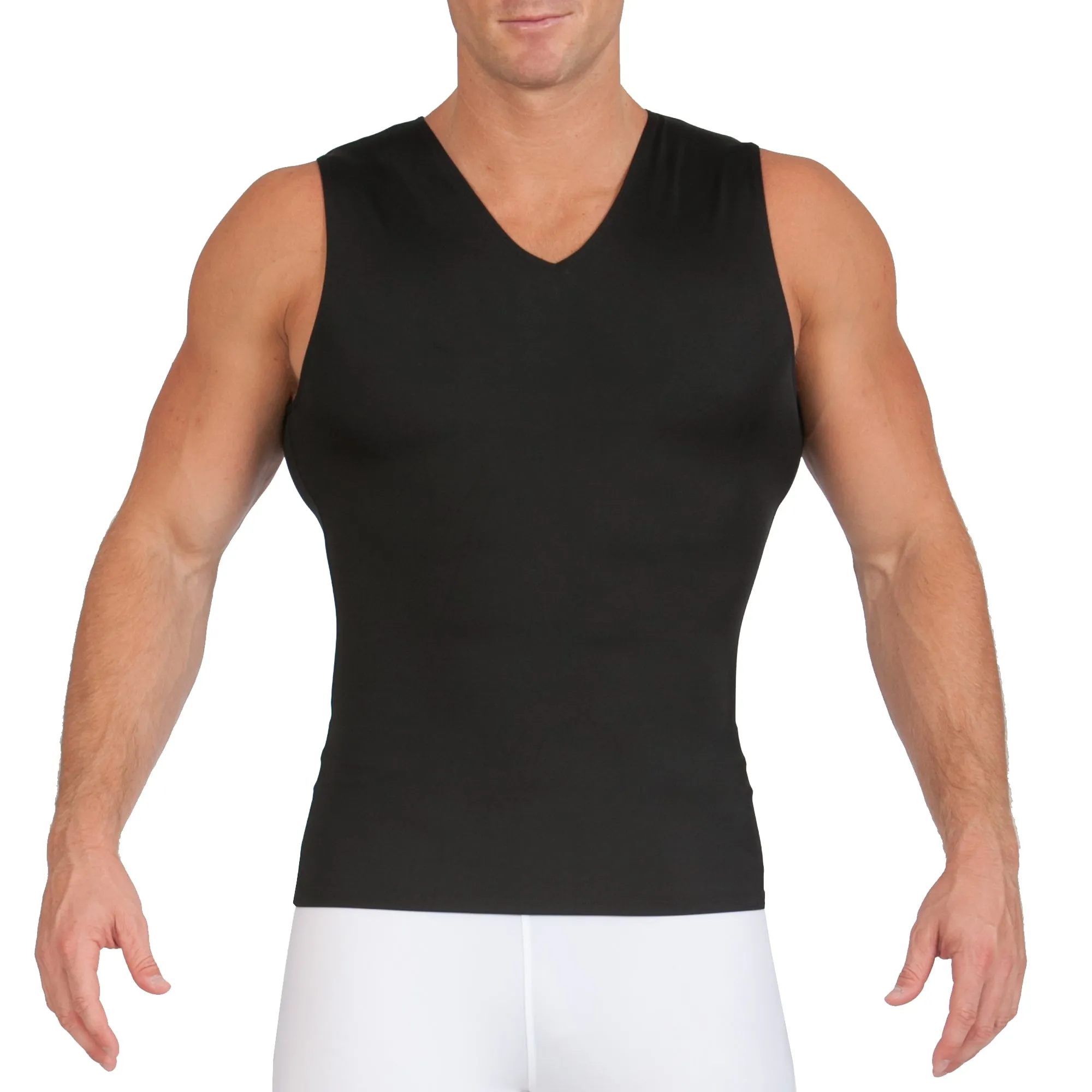 Insta Slim Compression Sleeveless V-Neck Tank VS00N1