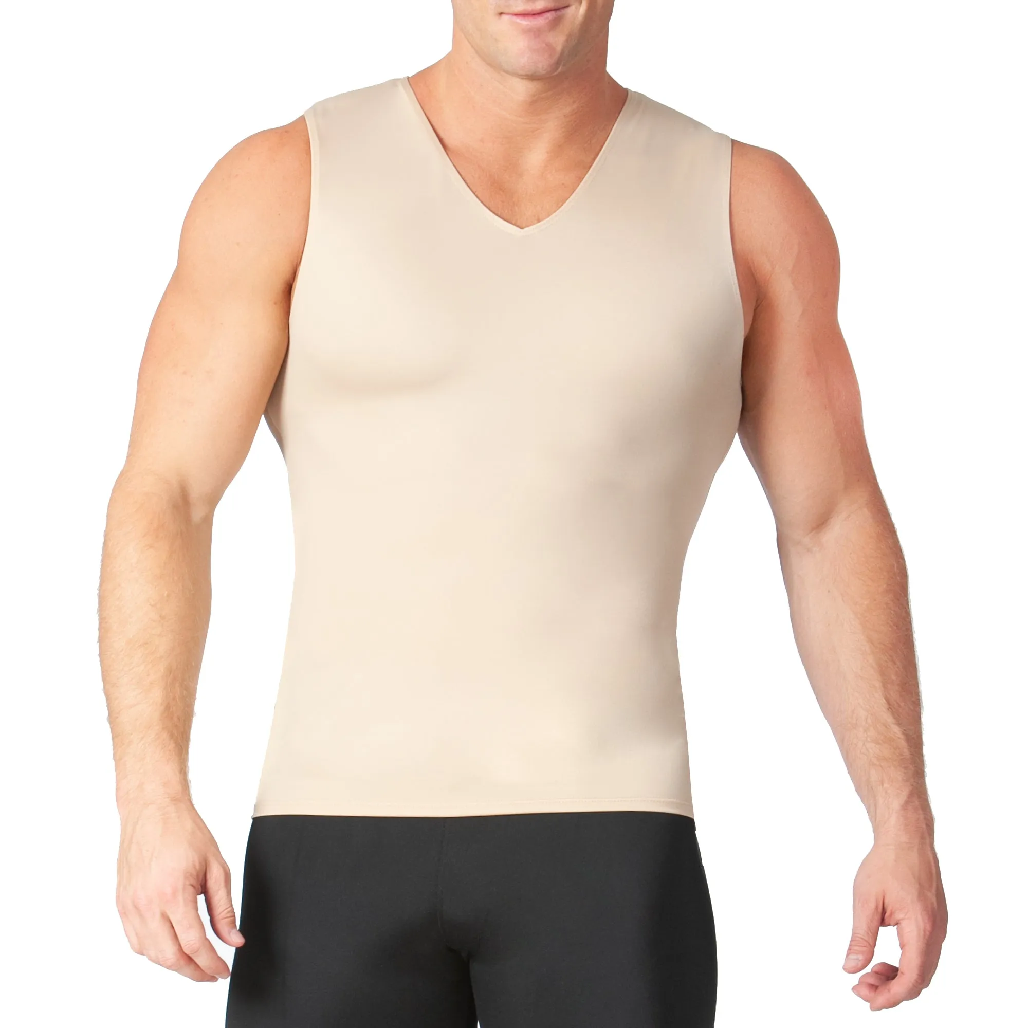 Insta Slim Compression Sleeveless V-Neck Tank VS00N1