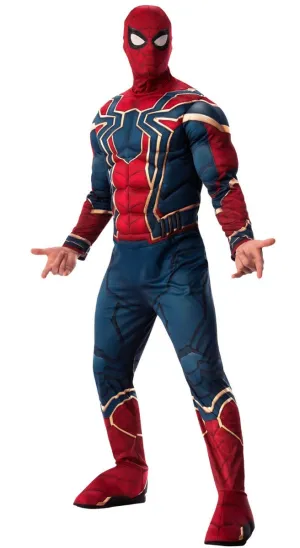 Iron Spider Avengers Endgame Mens Deluxe Spiderman Costume