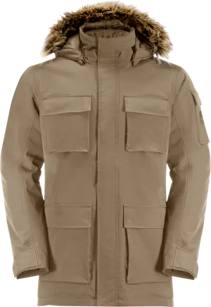 Jack Wolfskin Men&#x27;s Glacier Canyon Parka Cookie | Buy Jack Wolfskin Men&#x27;s Glacier Canyon Parka Cookie here | Outnorth