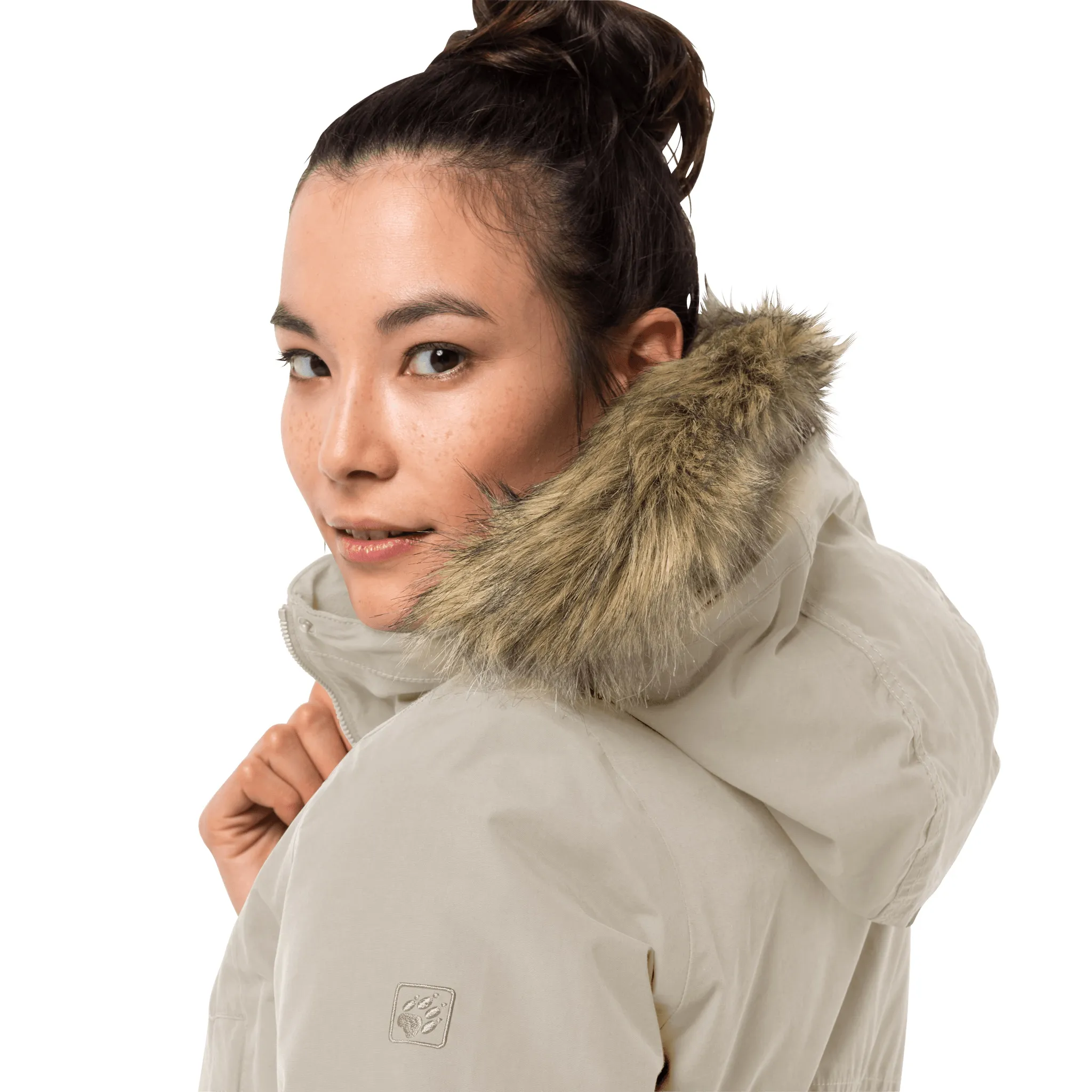 Jack Wolfskin Women&#x27;s Wildwood Parka Dusty Grey | Buy Jack Wolfskin Women&#x27;s Wildwood Parka Dusty Grey here | Outnorth