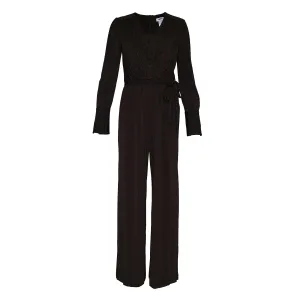 Jersey Heatset V-Neck Jumpsuit