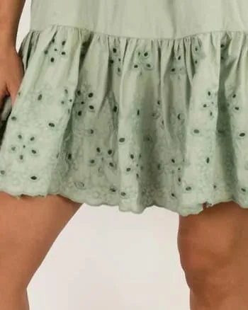 Kalani Mini Dress in Seafoam | Seafoam