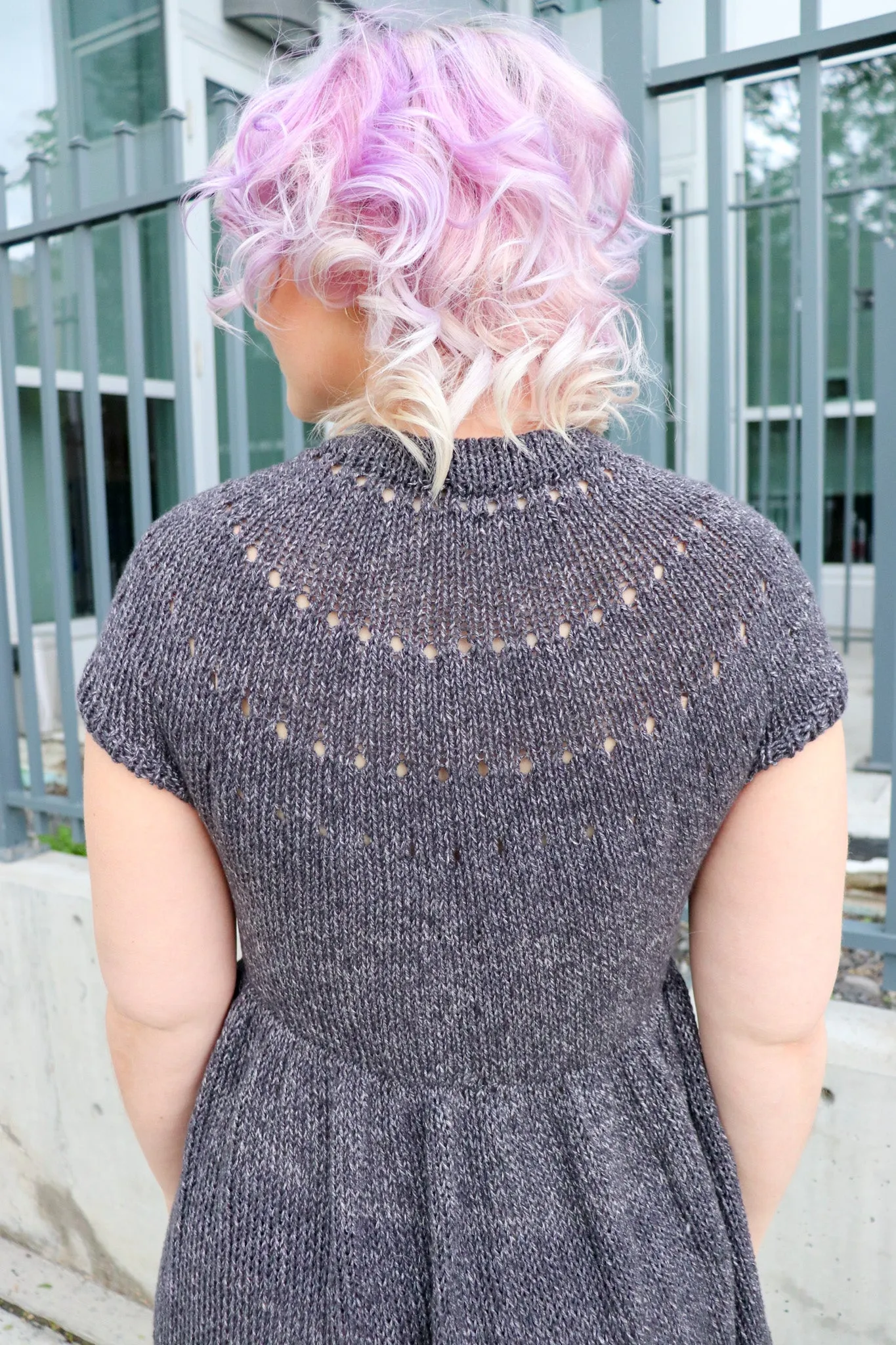 Knit Kit - Easy Eyelet Yoke Dress