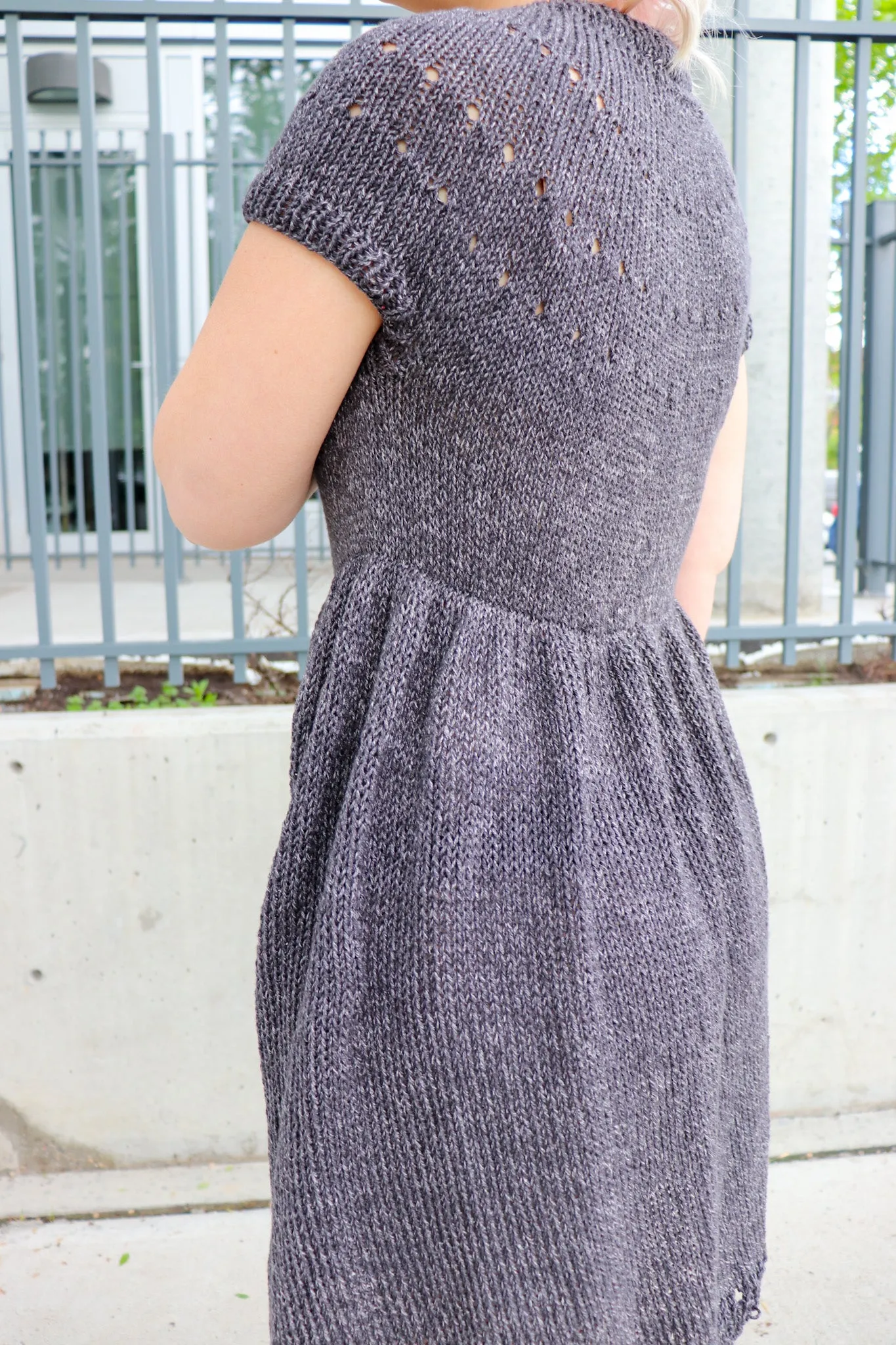 Knit Kit - Easy Eyelet Yoke Dress