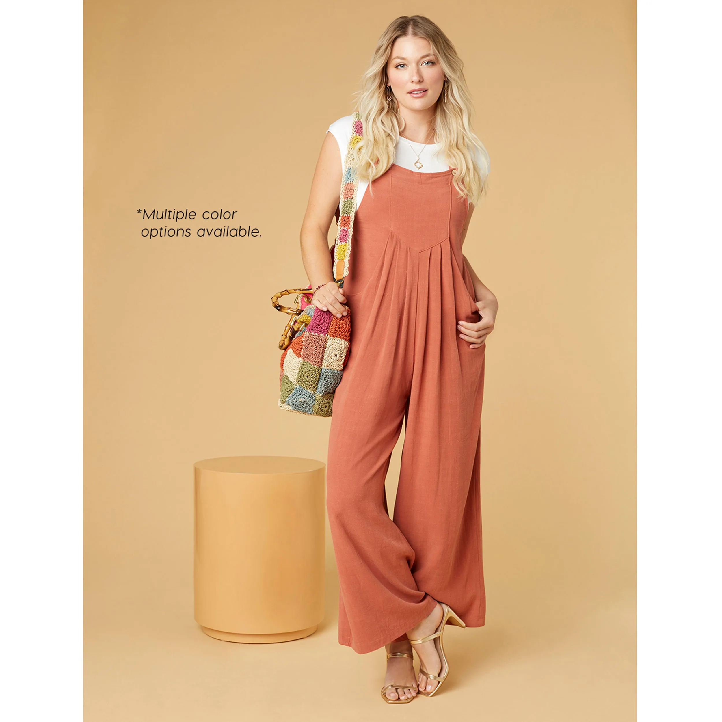 Landen Wide Leg Jumpsuit - Slate