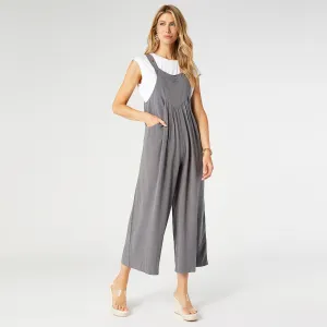 Landen Wide Leg Jumpsuit - Slate