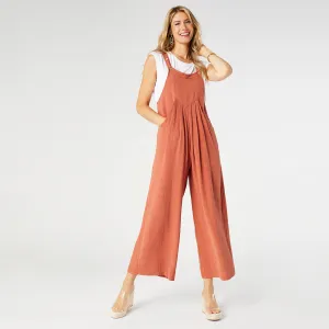 Landen Wide Leg Jumpsuit - Terra Cotta