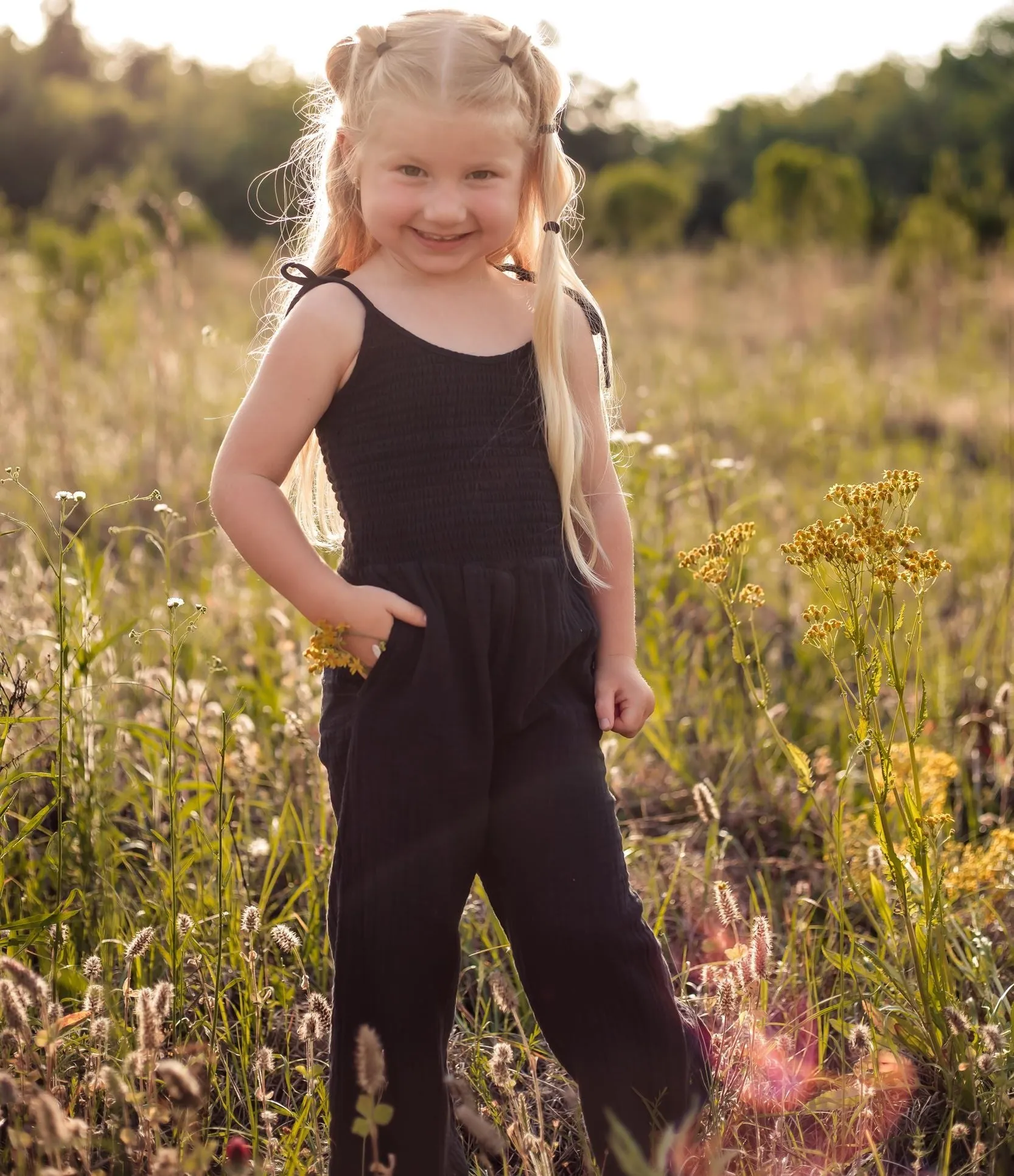 leena jumpsuit in charcoal