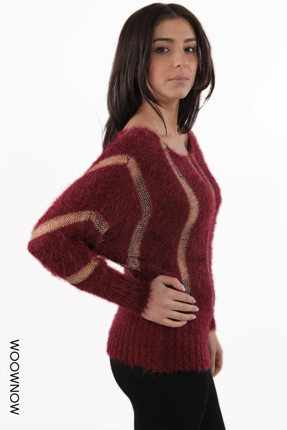 Lizzie Mesh Knit Party Jumper