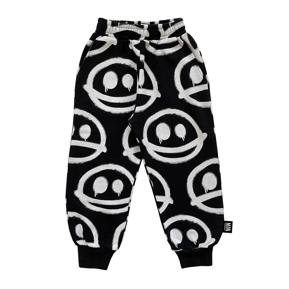 LMH Happy Sad Sweatpants - Black