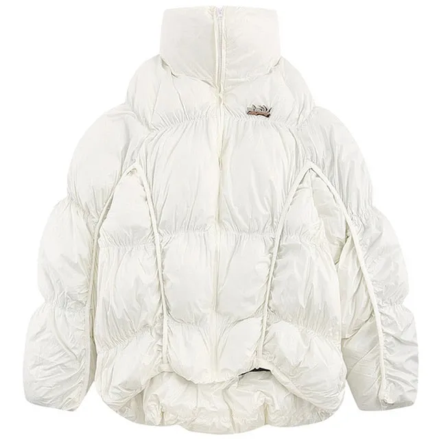 Loose Over Shoulder Padded Jacket