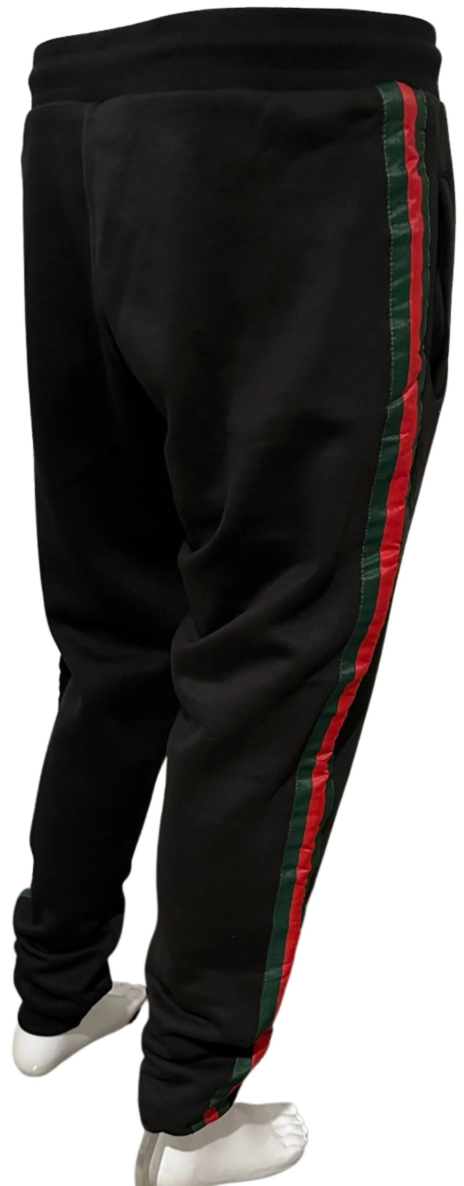 ^LUXURY^ (BLACK-MULTI) LUXURY EMBROIDERED JOGGER SWEATPANTS