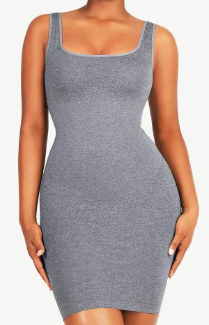 Luxxsculpt® Built-In 360° Contour Midi Shaping Dress