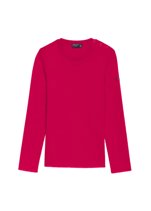 Marée authentic sailor jumper - slim fit, in wool (MAGENTA POP/MAGENTA)