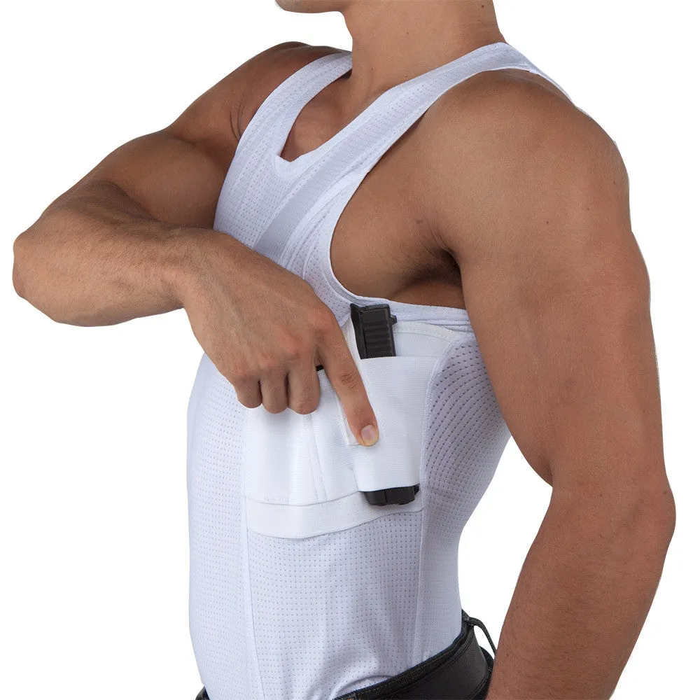 Mens Concealed Carry Coolux Mesh Tank