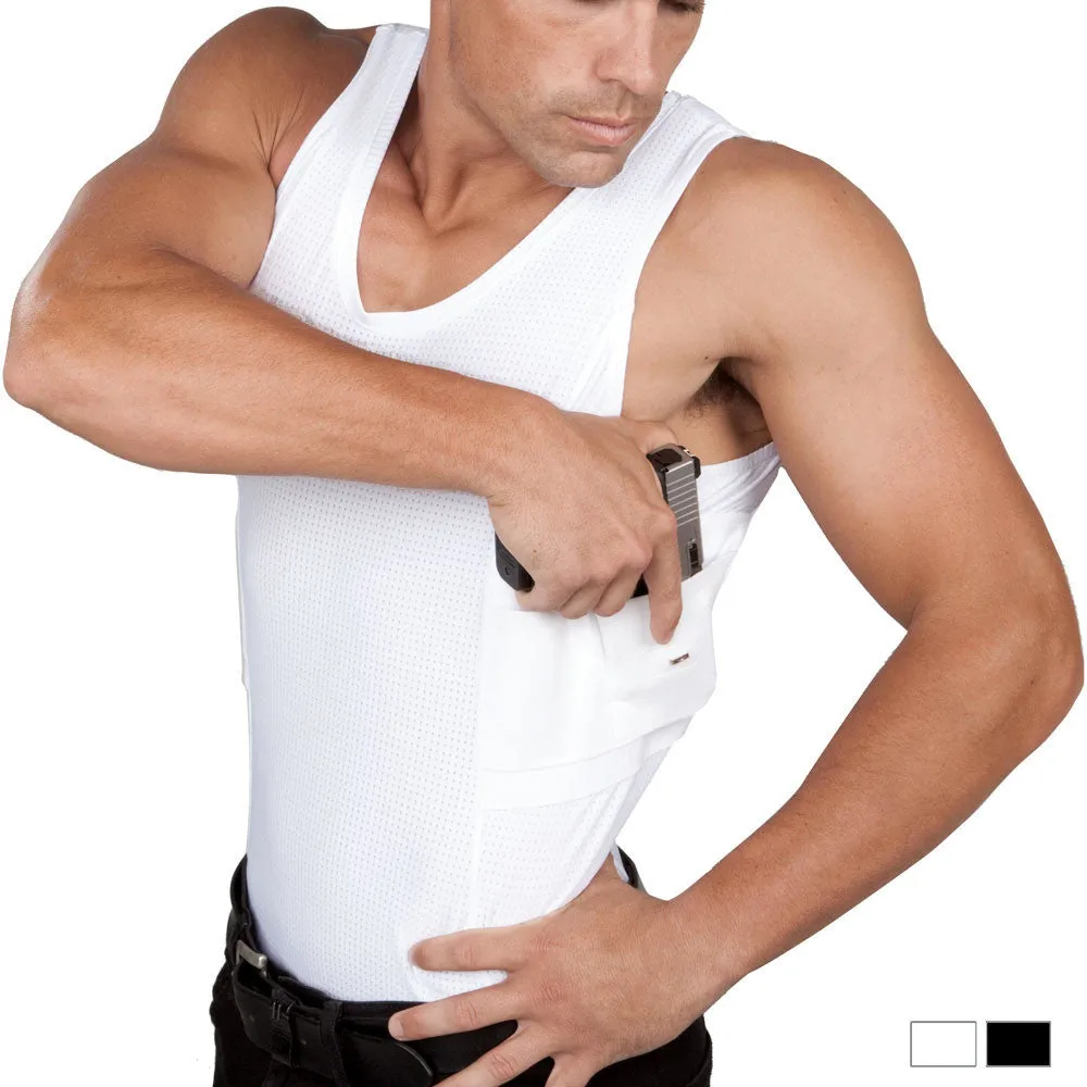 Mens Concealed Carry Coolux Mesh Tank