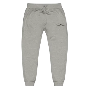 Men's Embroidered Logo Carbon Grey Fleece Sweatpants