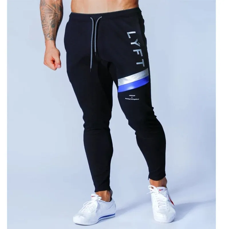 Mens Sweatpants Man Gyms Fitness Bodybuilding Joggers Workout Trousers Men Casual Cotton Track Pants