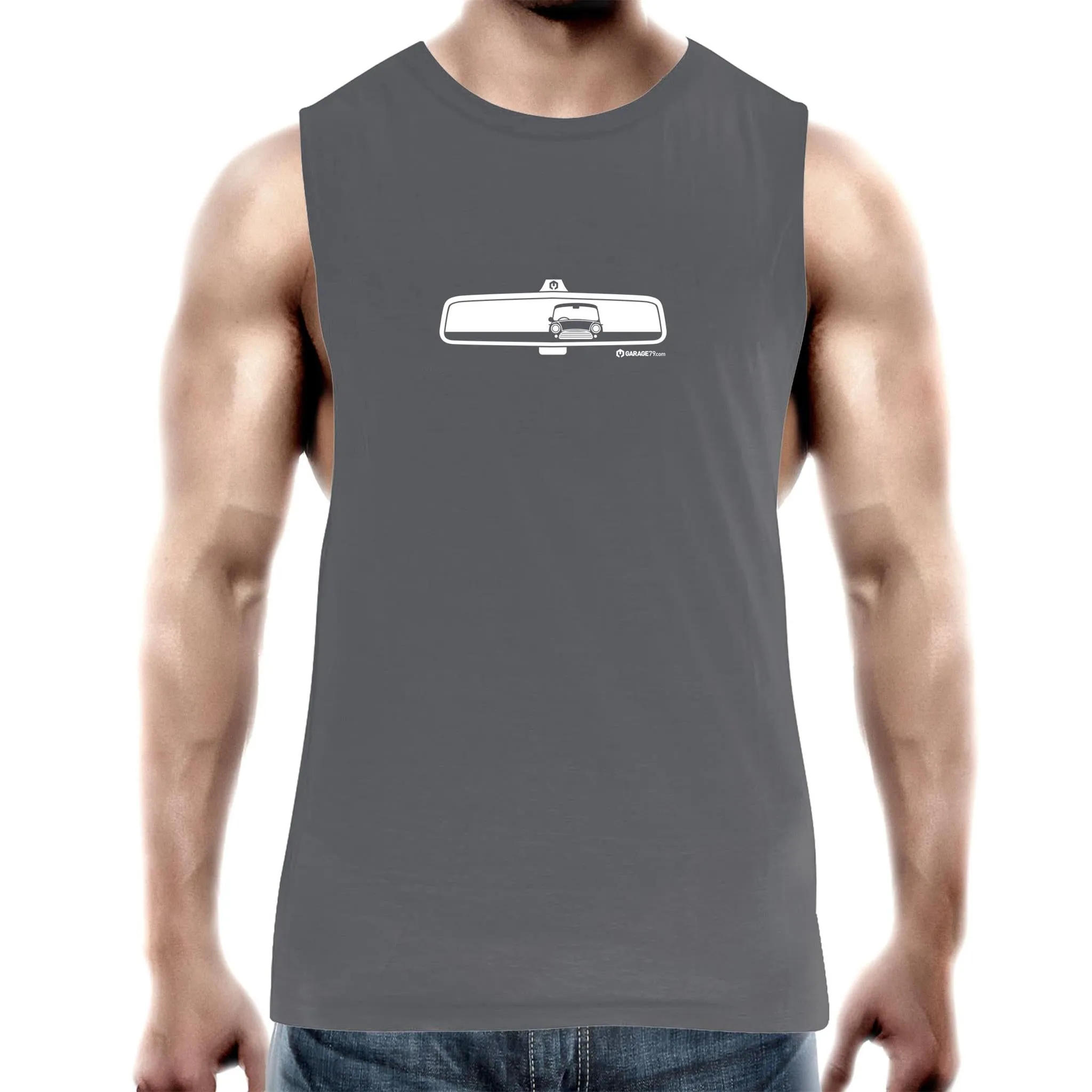 Mini in My Rearview Mens Barnard Tank Top Tee