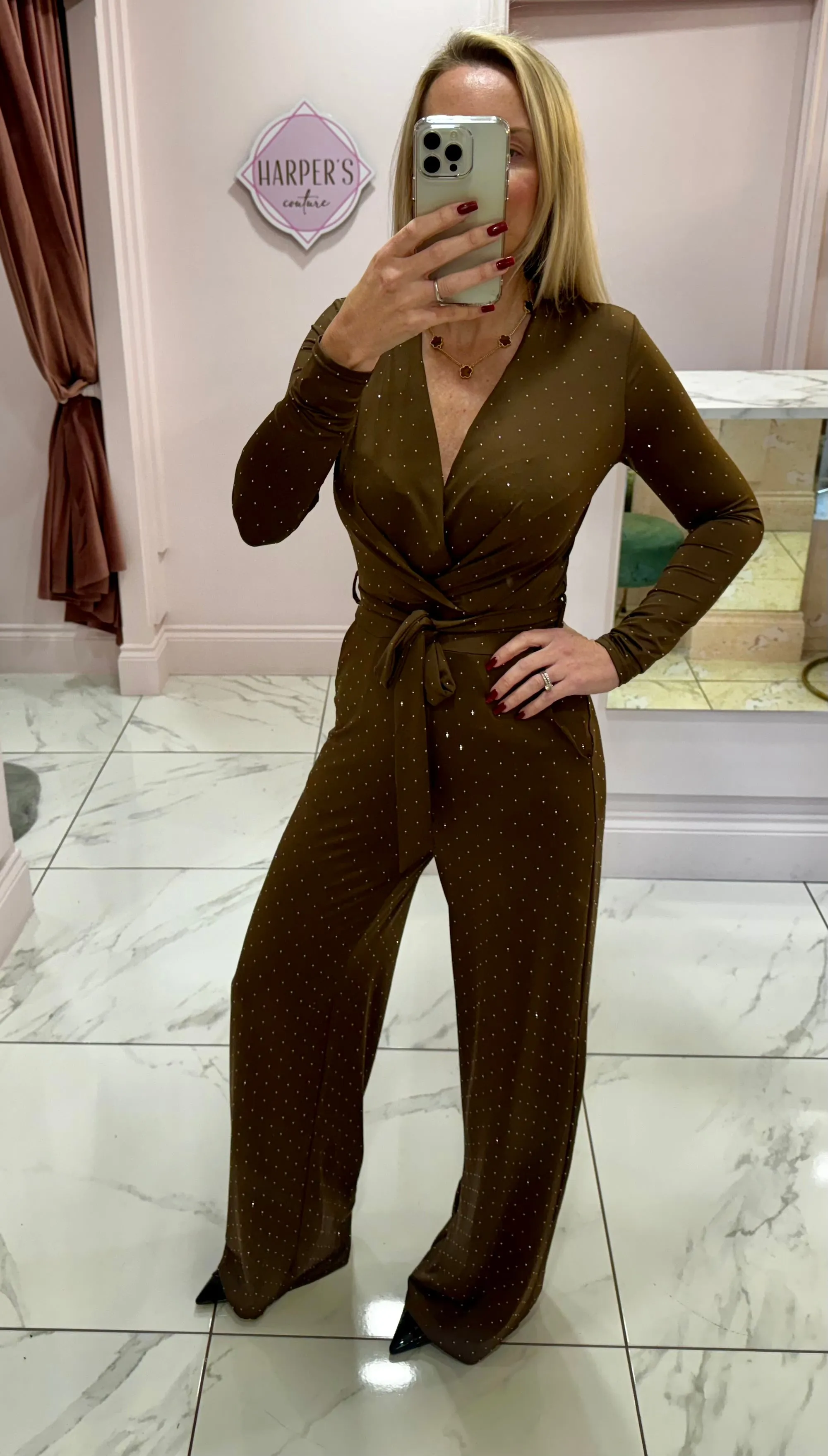 Mitzy Diamanté  Jumpsuit