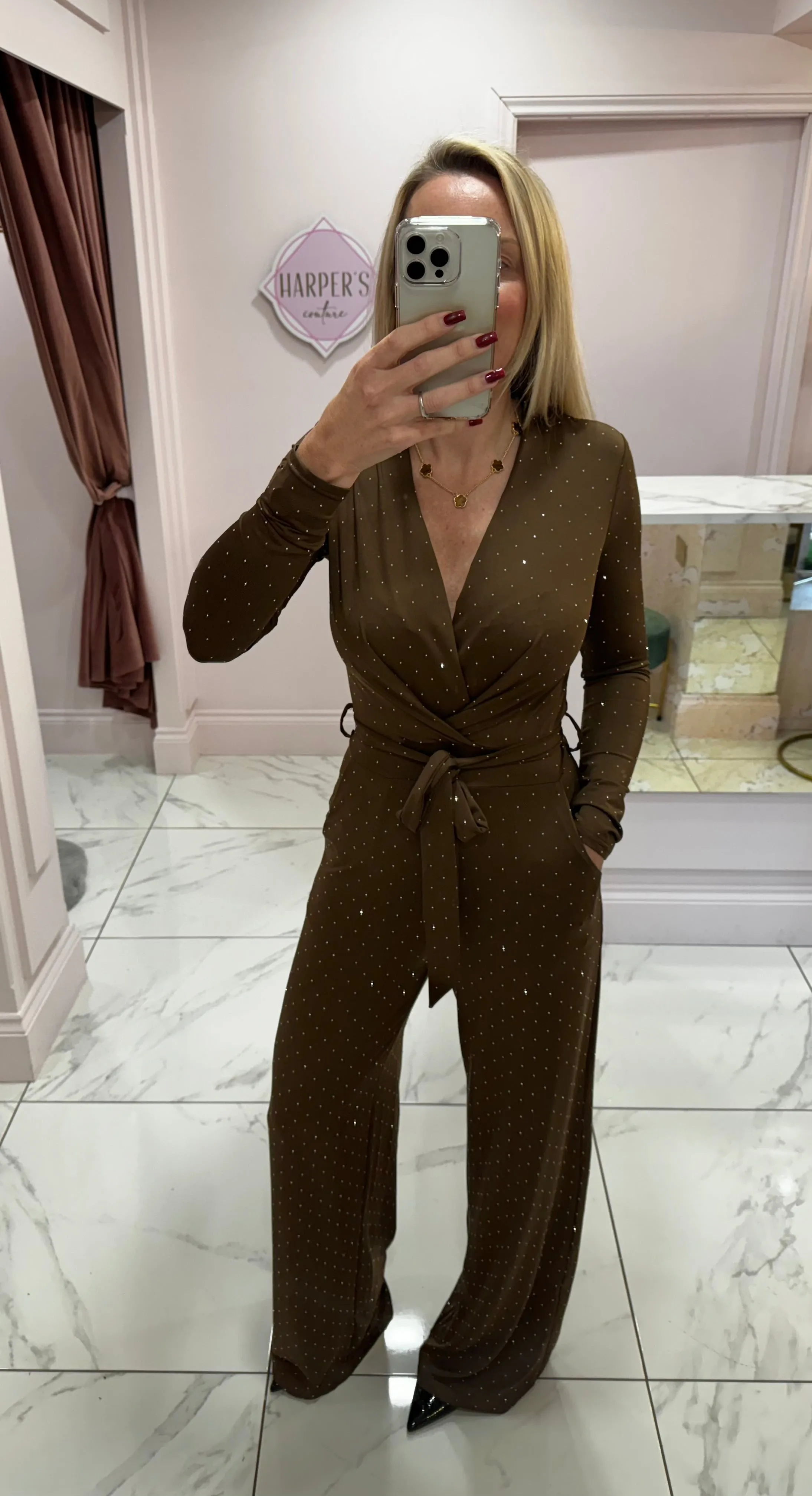 Mitzy Diamanté  Jumpsuit