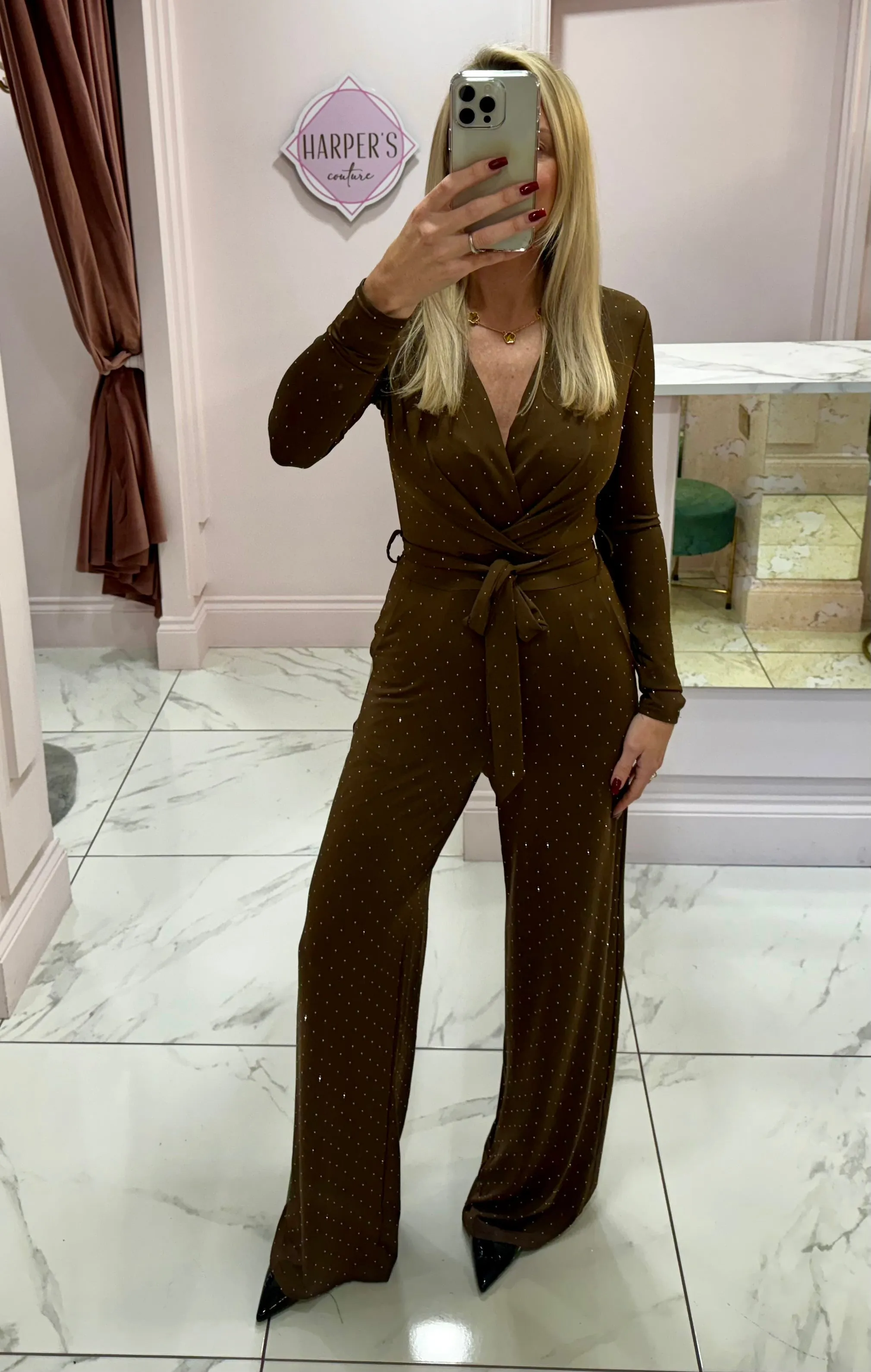 Mitzy Diamanté  Jumpsuit