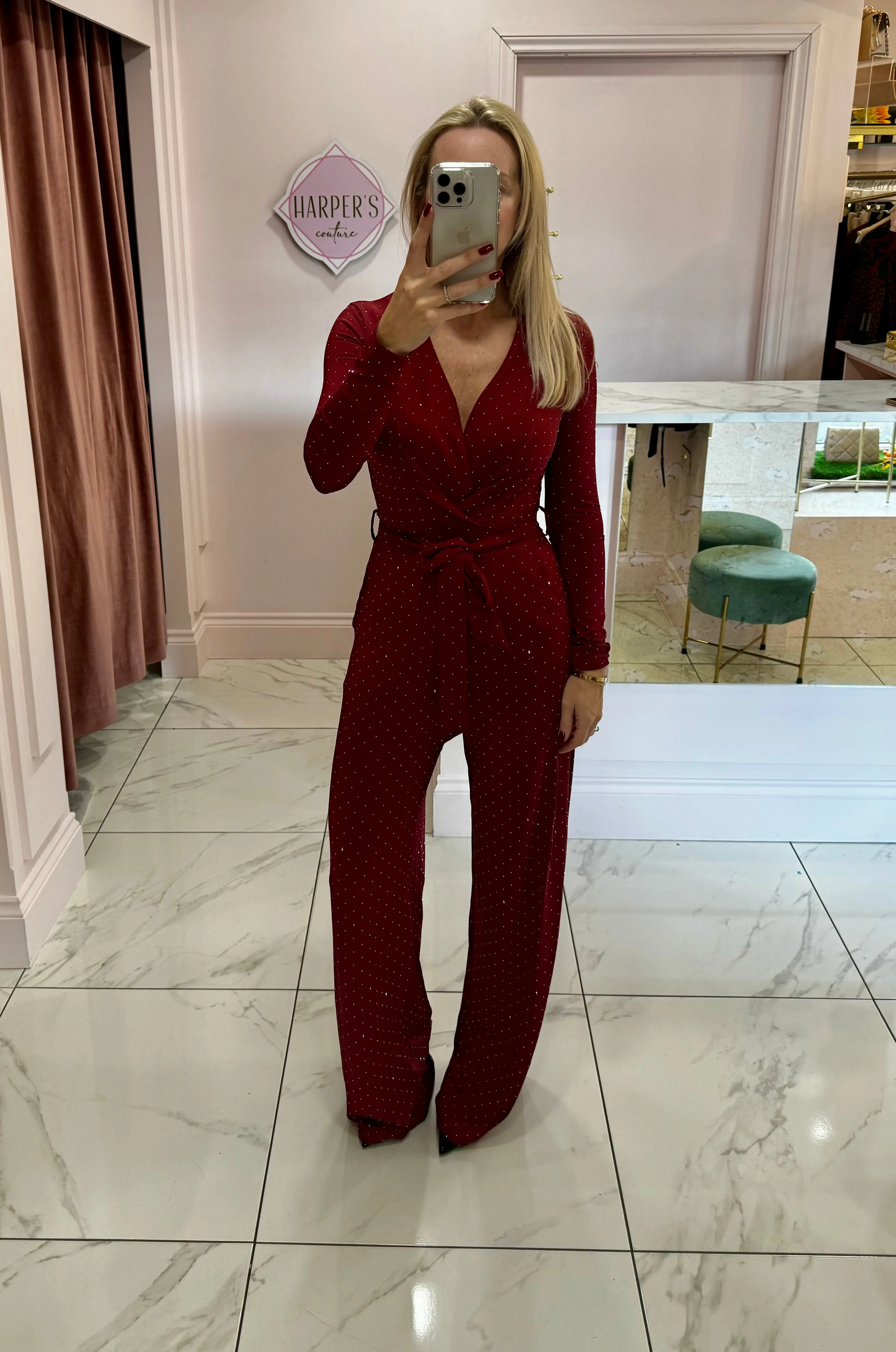 Mitzy Diamanté  Jumpsuit