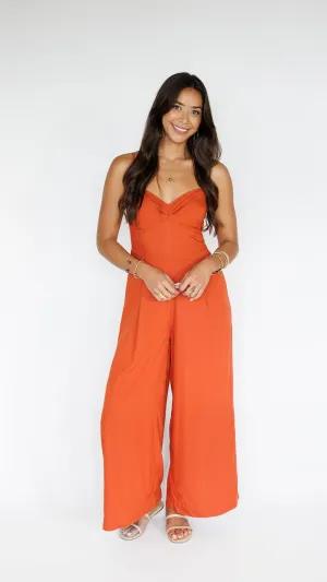 Morena Jumpsuit / Terracotta